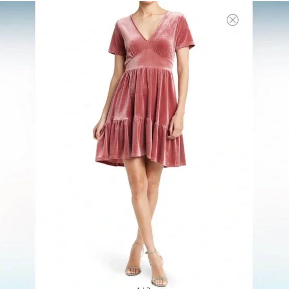 WISHLIST VELVET DRESS💋EUC
